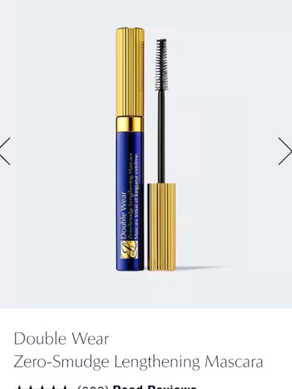 Estée Lauder Double Wear Zero-Smudge Lengthening Mascara